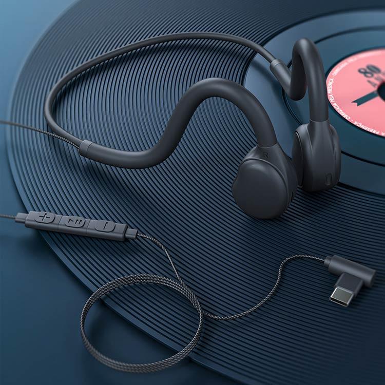 耳をふさがずに ネックバンド式 マイク付き 耳に痛くならない 骨伝導