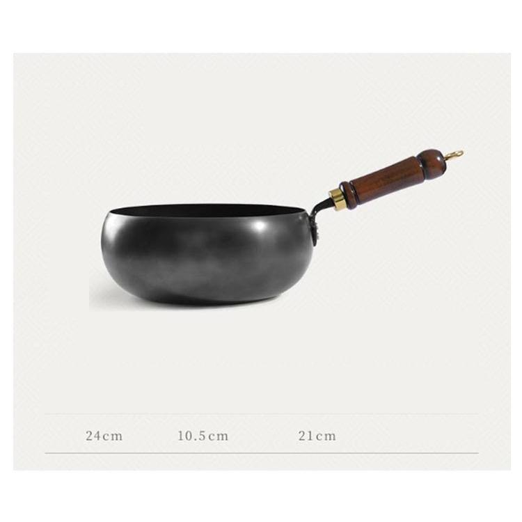 焦げ付かない 28cm 鉄フライパン 9.45インチ鉄製 ガス代節約 伝統鉄鍋