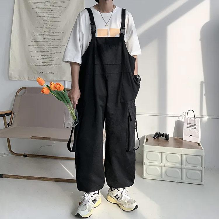 サロペット レディース サルエルパンツ 大きいサイズ ストリート系