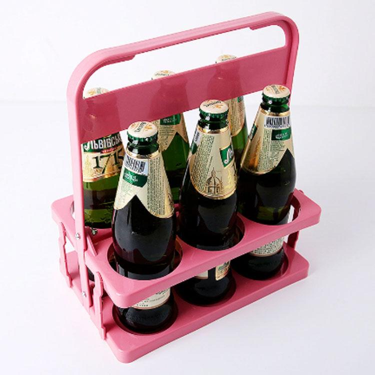 ペットボトル 6本入 持ち歩き 2個セット ボトルキャリア 瓶 折りたたみ