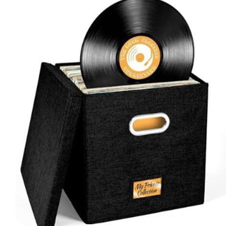 レコードケース 収納ボックス ビニールレコード用 レコードボックス