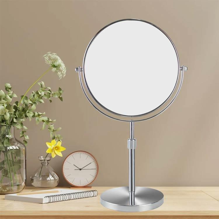 スタンドミラー 10倍拡大鏡 両面 上品 両面鏡 7インチ 6inch 6インチ
