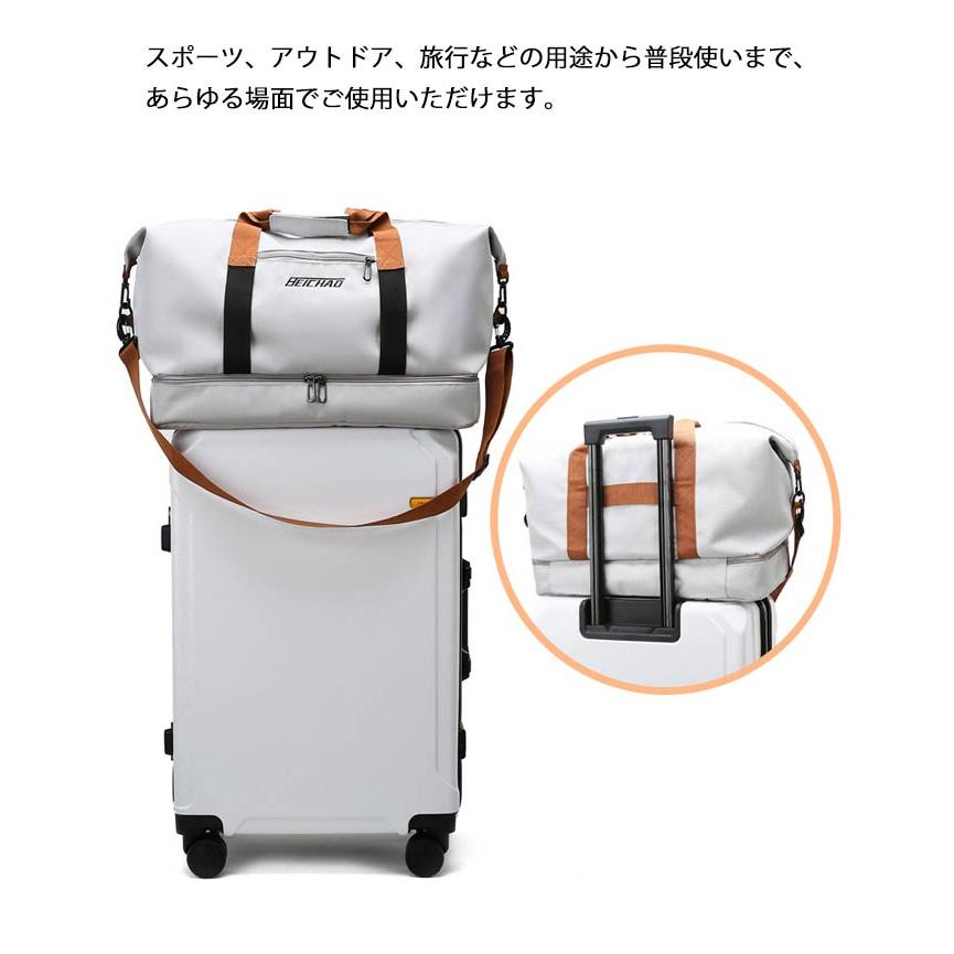 撥水加工 ボストンバッグ シューズ 超軽量 スポーツ 防水 収納 ゴルフ