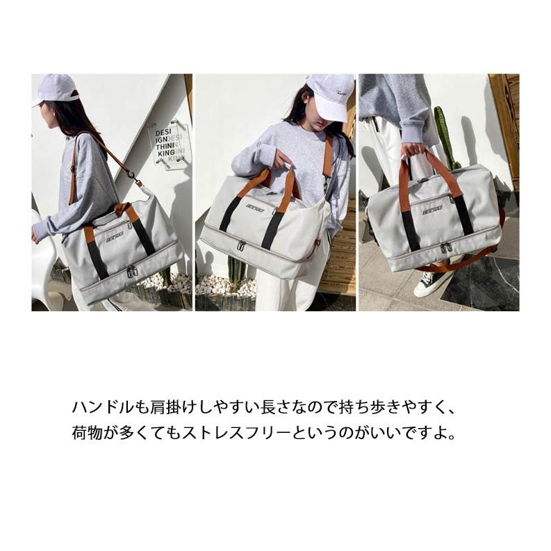 撥水加工 ボストンバッグ シューズ 超軽量 スポーツ 防水 収納 ゴルフ