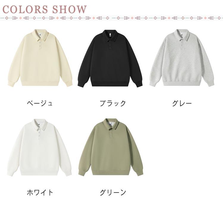 長袖 ゴルフ ビジネス スウェット メンズ トレーナー 秋 厚手