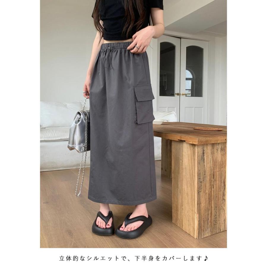春 ロングスカート 春夏 レディース 部屋着 ロング丈 体型カバー