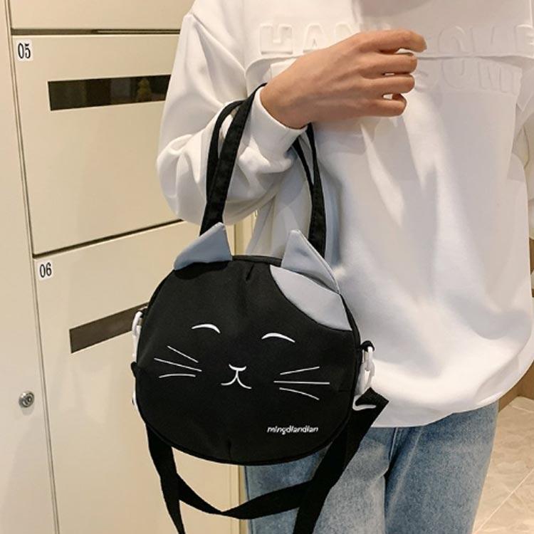 4144　猫パネルの切り替え2wayトート大　斜め掛け 斜め掛けバッグ ネコ ねこ 動物 猫柄 トートバッグ ショルダーバッグ