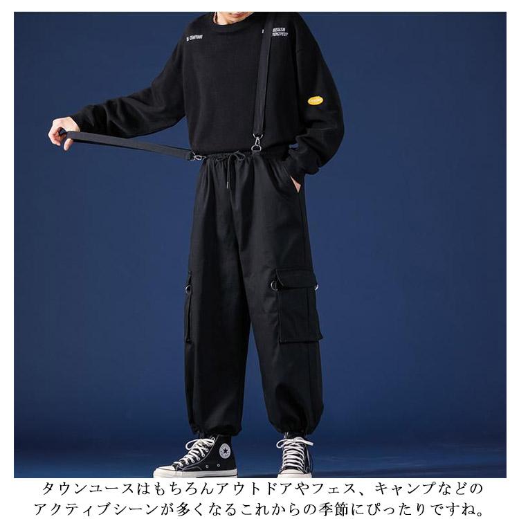 オーバーオール メンズ カーゴ ワンショルダー サロペット カーゴ