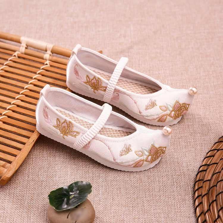 子供靴 ダンスシューズ 刺繍靴 結婚式 女の子 七五三 痛くない