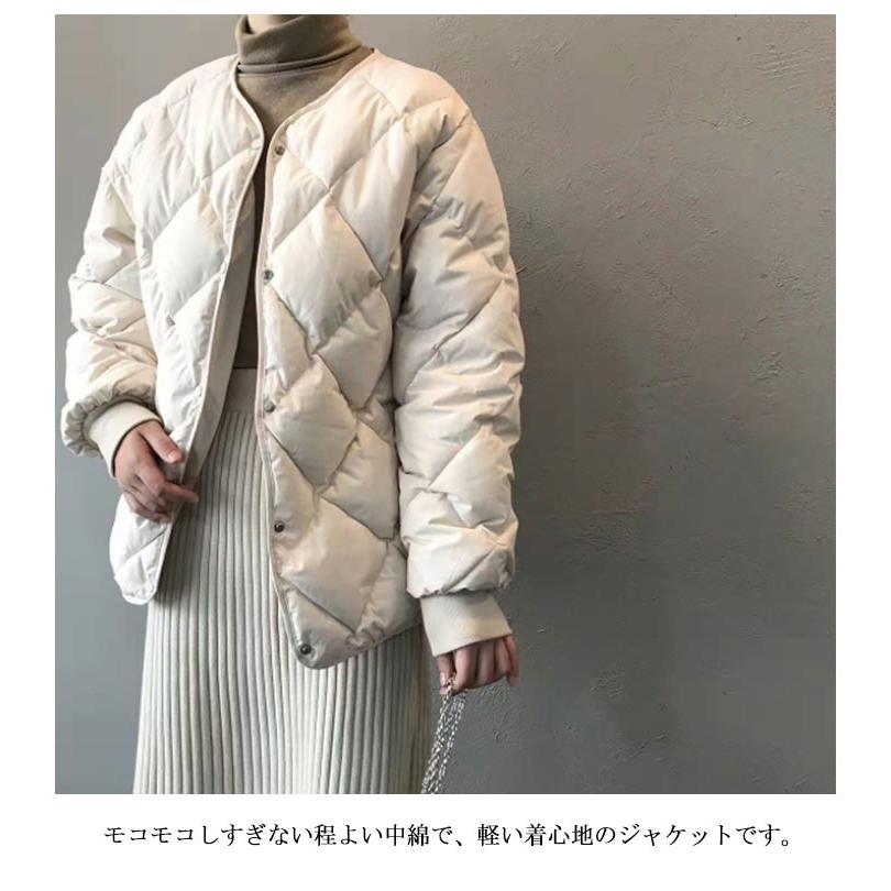 コート ジャケット レディース アウター  中綿 コート 中綿コート ショート丈 冬 キルティング ショートコート 無地 軽量 ジャケット 防寒 大き |  | 10