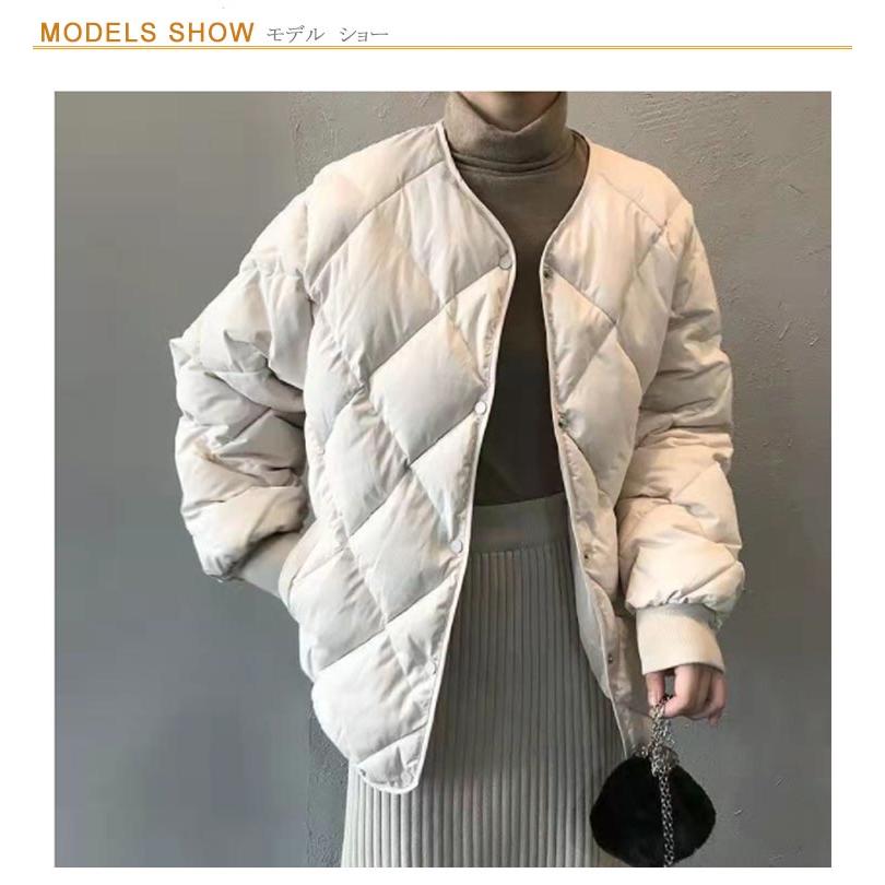 コート ジャケット レディース アウター  中綿 コート 中綿コート ショート丈 冬 キルティング ショートコート 無地 軽量 ジャケット 防寒 大き |  | 07