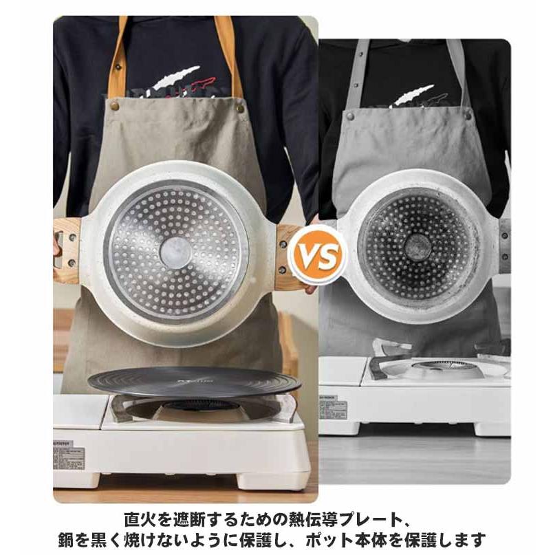 熱伝導プレート キッチンガスストーブ 家庭用解凍ボード 焦げ付き防止