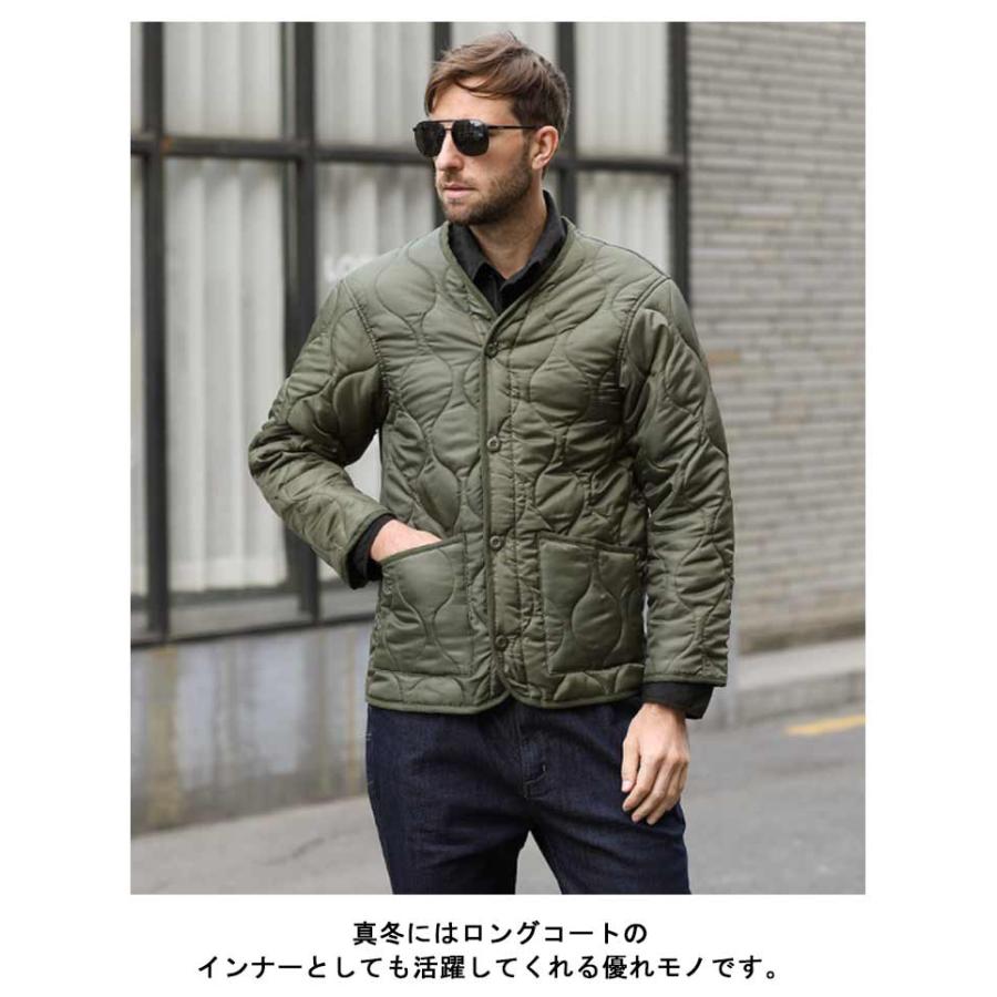 【美品】キルティング ノーカラー ブルゾン biyori】キルティングノーカラーブルゾン | la.f（ラ エフ