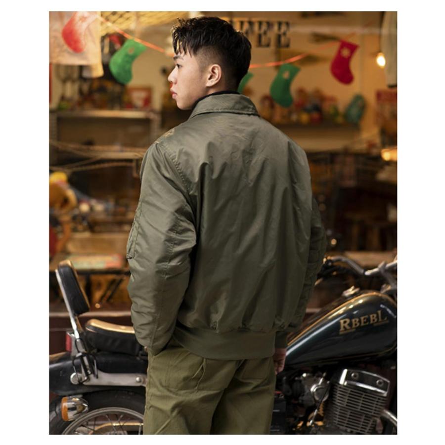 ミリタリージャケット 中綿 フライトジャケット メンズ cwu-45p