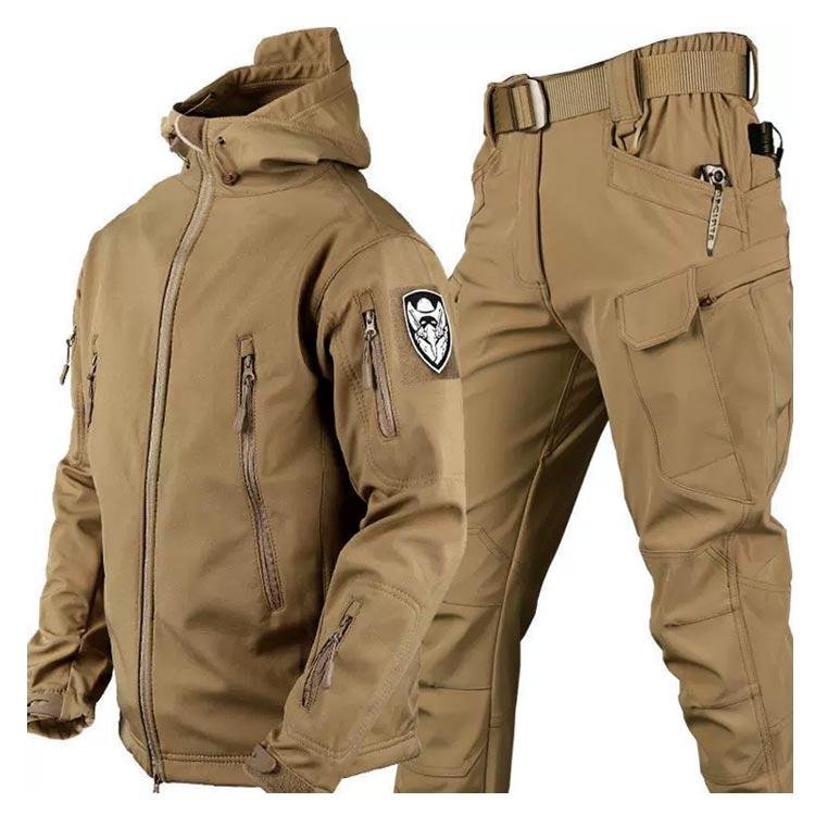 soerte セットアップ　上下セット　マウンテンパーカー　カーゴパンツ 登山服 登山ウェア レディース メンズ 上下セット マウンテンパーカー
