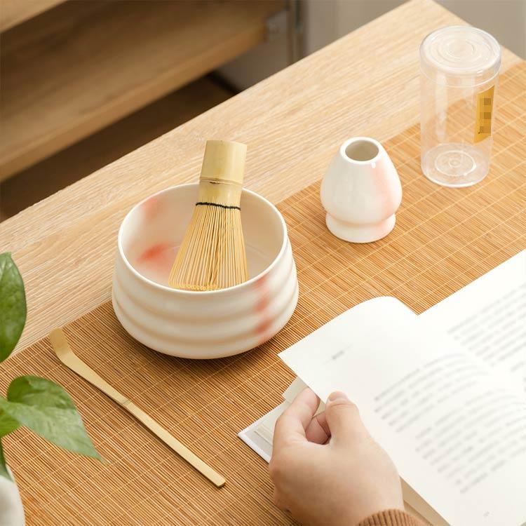 茶筅立て 茶道具セット お抹茶4点セット 茶杓 茶筌 抹茶セット 贈り物