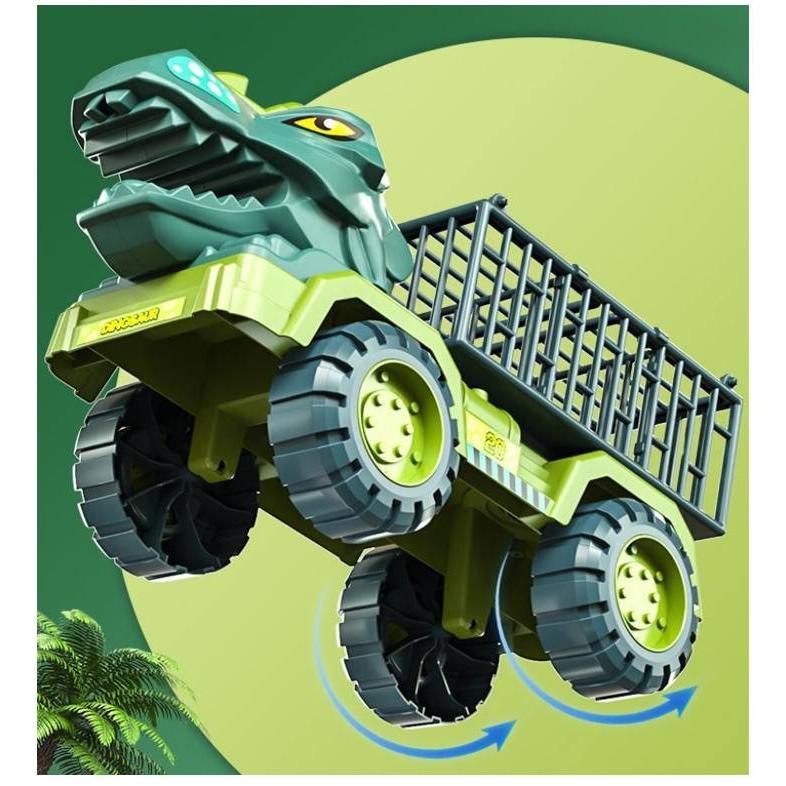 ダイナソートラック 恐竜セット ダイナソーカー 子供 知育玩具 【34点