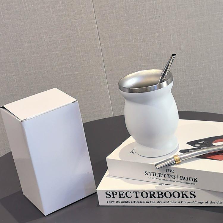 240ml ステンレス ストロー付き 茶器 茶器セット ボンビージャマテ茶