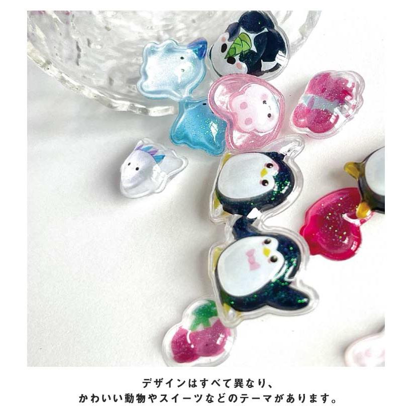 平成レトロ 6枚セット ドロップシール ぷにぷに つやつや キャラクター