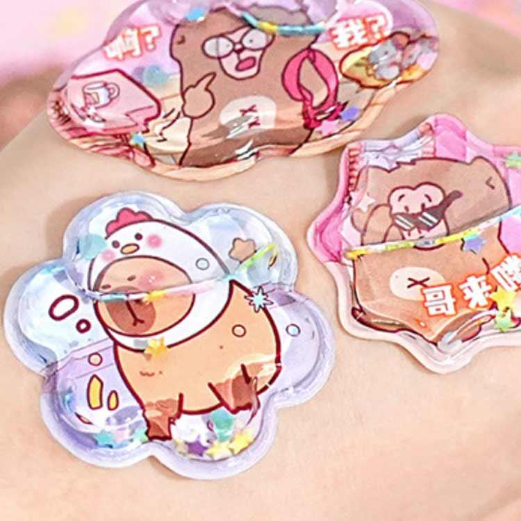 ぷっくりシール 装飾用 9枚入り ウォーターシール ぷくぷくシール 手帳