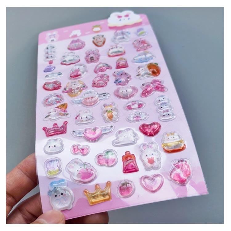 ボンボン シール ぷっくり 立体シール デコ まとめ買い かわいい 3D