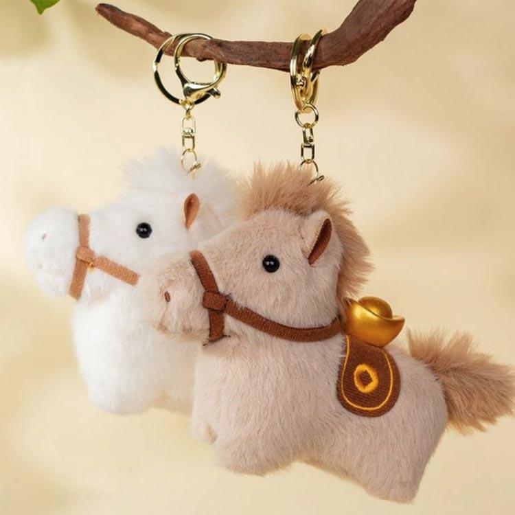 かわいい 車の鍵 縁起の良い馬 ぬいぐるみ キーホルダー ウマ おしゃれ