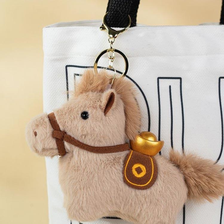 かわいい 車の鍵 縁起の良い馬 ぬいぐるみ キーホルダー ウマ おしゃれ