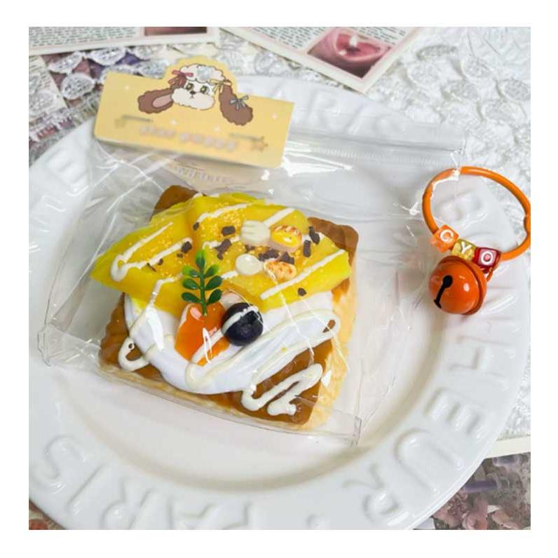 グッズ パン型 ケーキ 小道具 スクイーズ玩具 おもちゃ パン屋さん