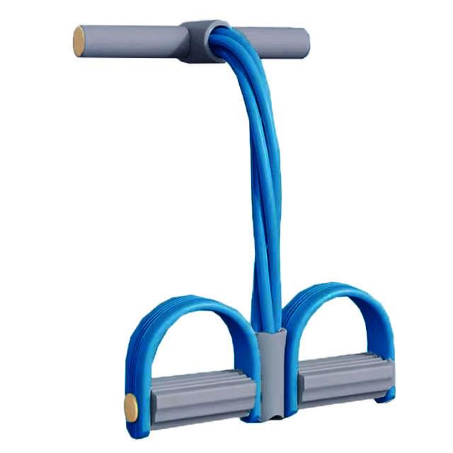 6管型 多機能ヨガテンションロープ エクササイズバンド 伸縮性腹筋