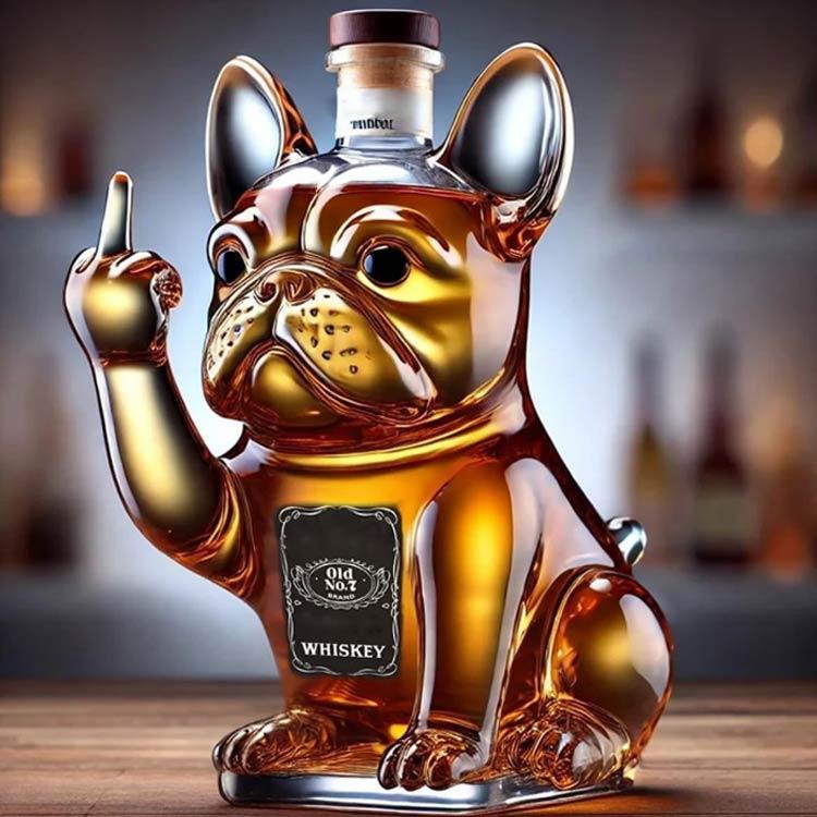 ガラス製 面白い フレンチブルドッグ 動物柄 ダックスフント ガラス