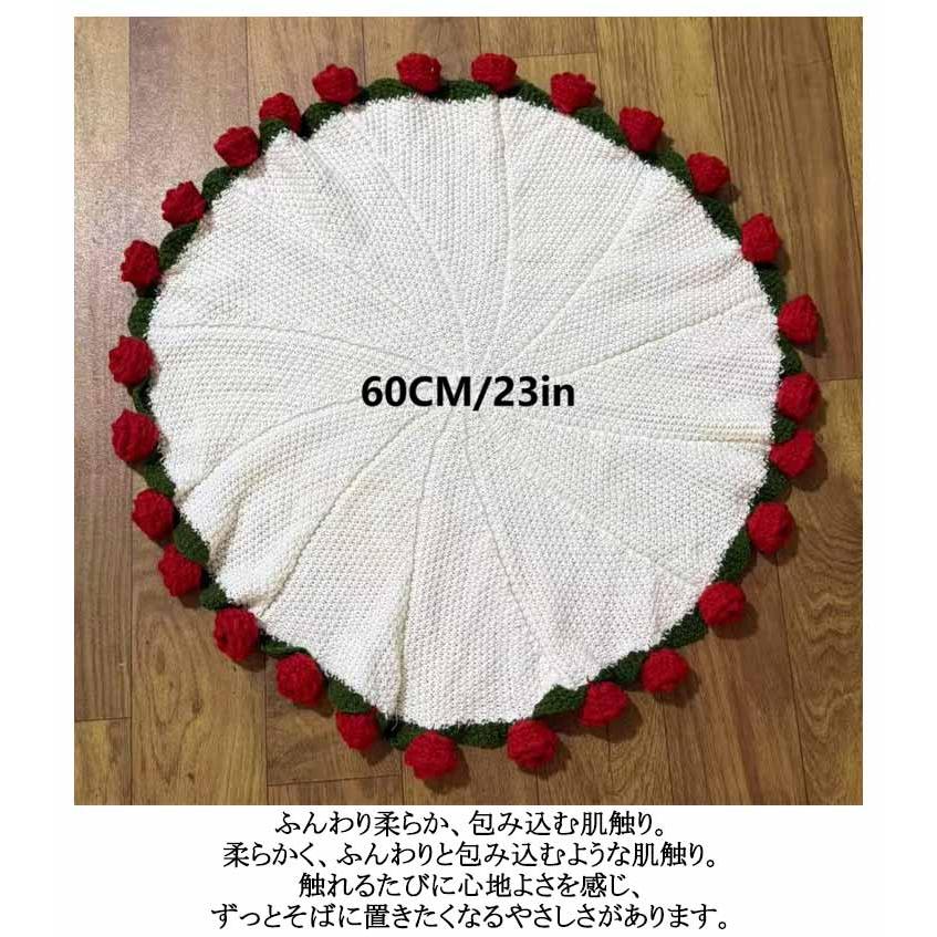 ロース ふんわり毛布 ブーケブランケット マルチクロス 完成品