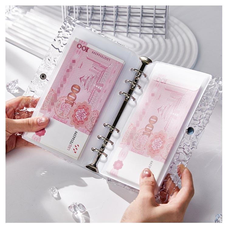 韓国 貯金バインダー お金管理 A6 バインダー リフィル 家計管理 貯金