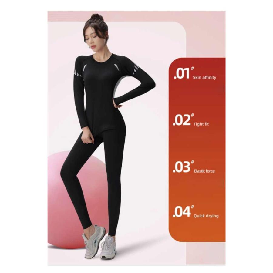 上下セット スキー 防寒 スポーツインナー インナー アンダーウェア