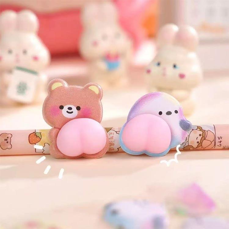 もちもち 40個セット ストレス解消グッズ シールに貼る おしり