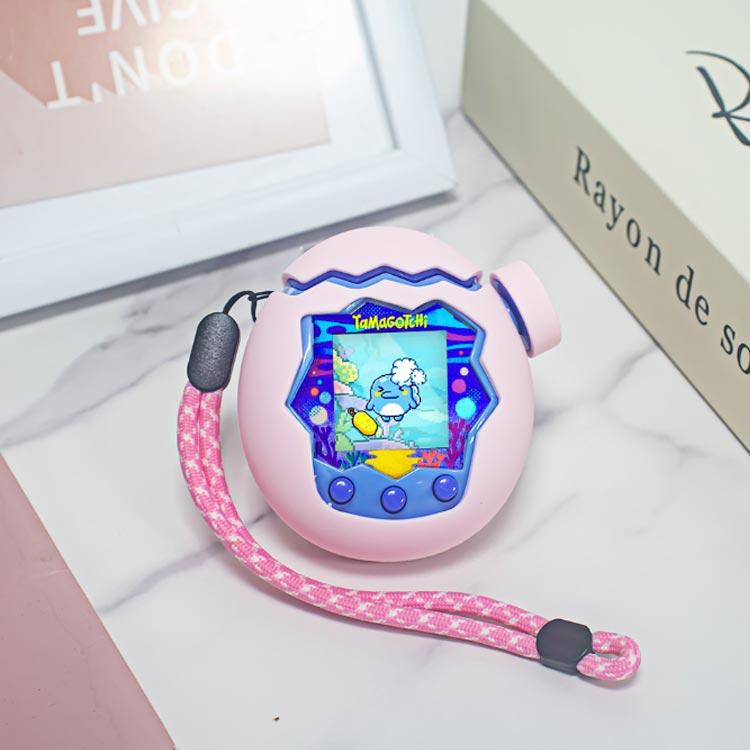 Tamagotchi ケース ストラップ付き ピンク たまごっちパラダイス