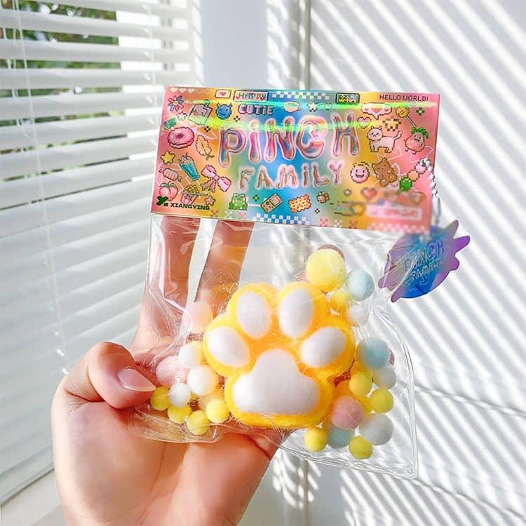 肉球 ケーキ 握って遊ぶ 3点セット スクイーズ ぬいぐるみ ドーナツ