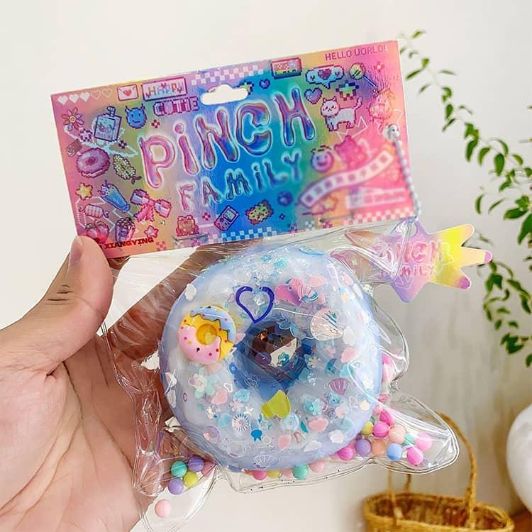 肉球 ケーキ 握って遊ぶ 3点セット スクイーズ ぬいぐるみ ドーナツ