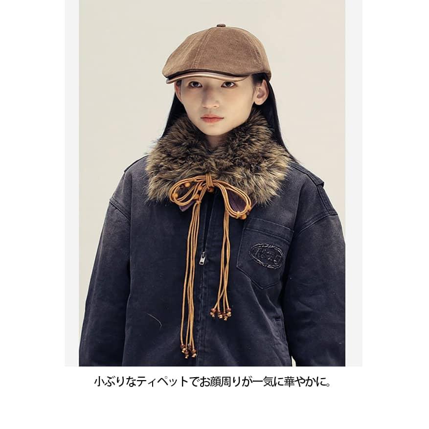 ファーティペット マフラー フェイクファー ティペット ふわふわファー