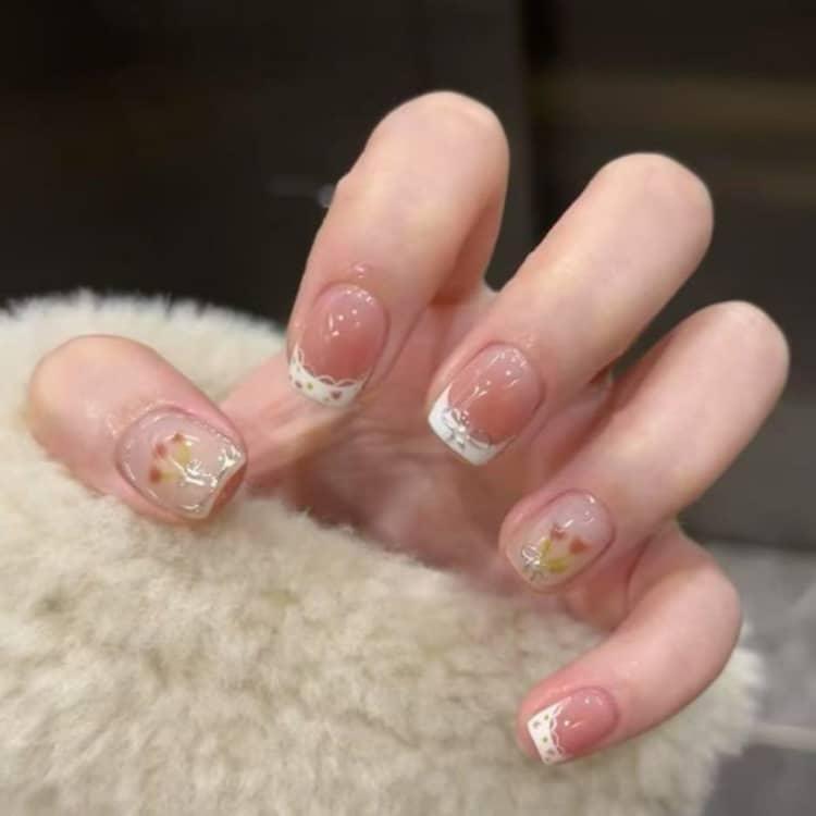 2点セット ロングタイプ ネイル ジェルネイル ロング 3D立体ジェル