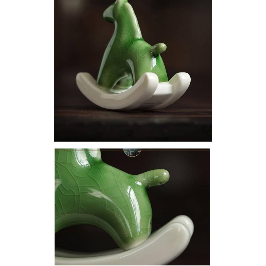 馬の置物 干支飾り 民芸 ミニチュア 馬 誕生日 縁起物 ゆらゆら木馬