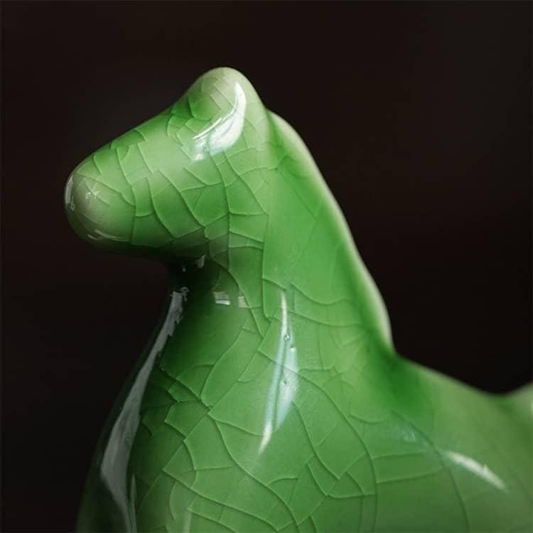 馬の置物 干支飾り 民芸 ミニチュア 馬 誕生日 縁起物 ゆらゆら木馬