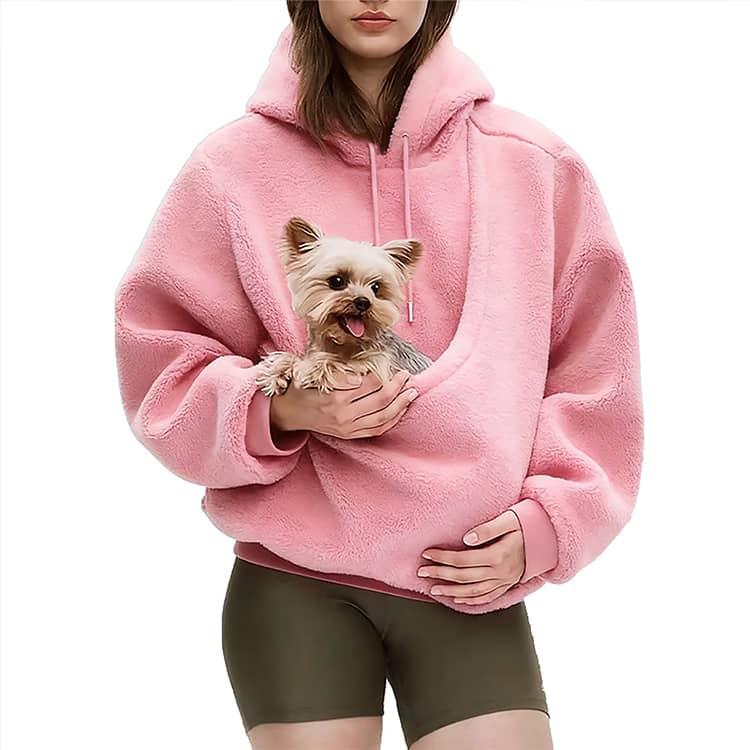 抱っこ フード付き 猫抱っこ用服 猫 スウェット にゃんパーカー 犬