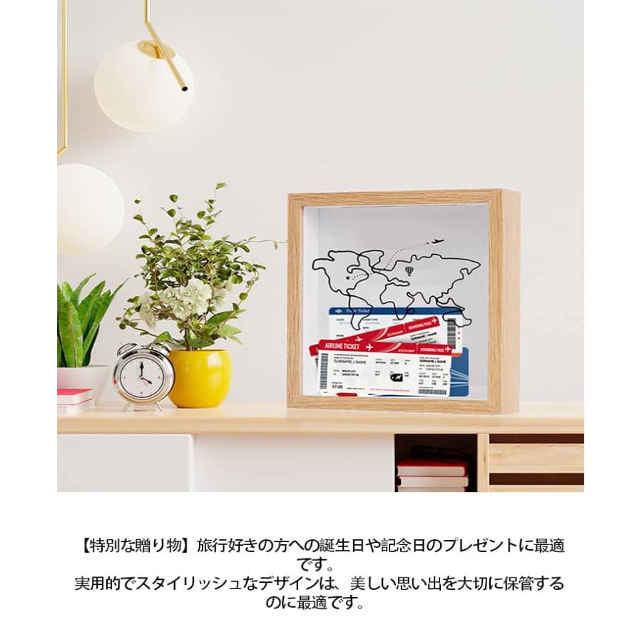 木製収納ボックス チケットボックス 記念品保管 チケットケース
