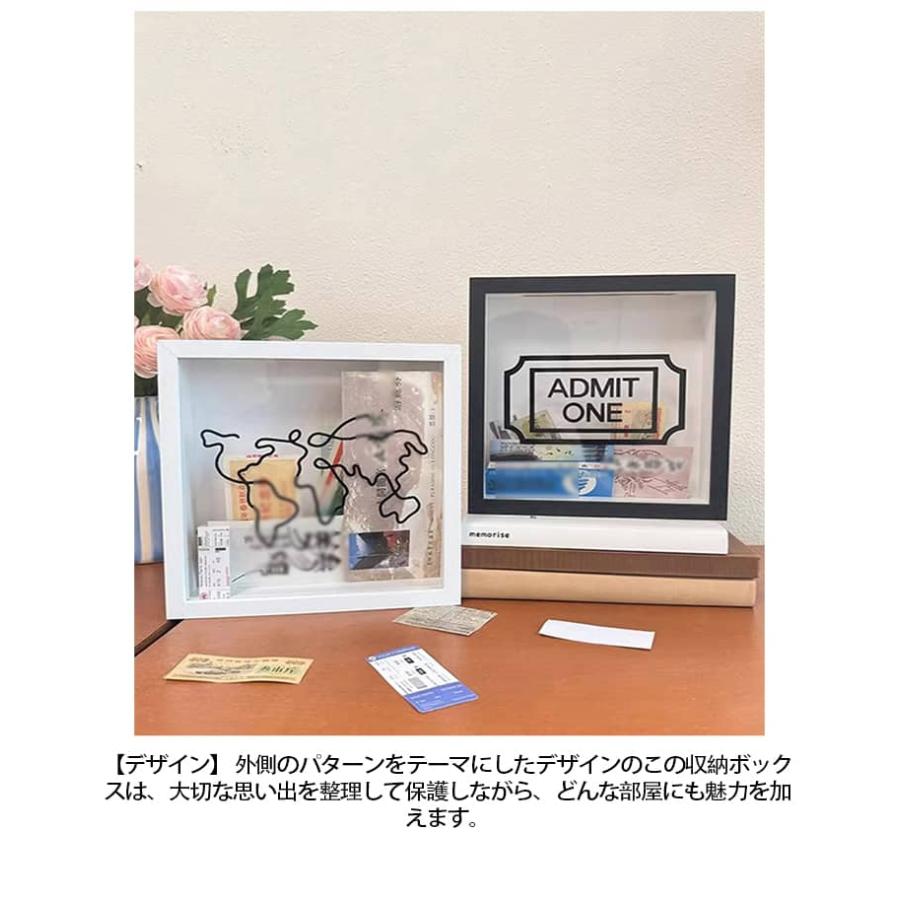 チケットボックス コンパクトでおしゃれなコンサート映画館旅行用半券