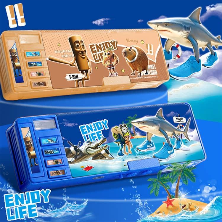 トゥントゥントゥンサーフール 筆箱 両面開き トララレロトラララ 大