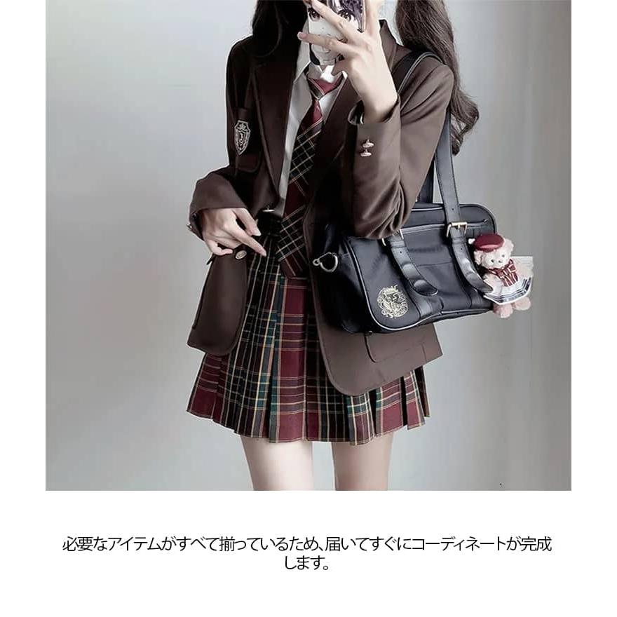 5点セット 中学生 ブラウス 学生服 女子高生 女の子 JK制服 ブレザー