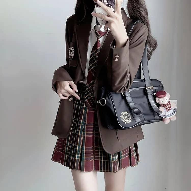 5点セット 中学生 ブラウス 学生服 女子高生 女の子 JK制服 ブレザー