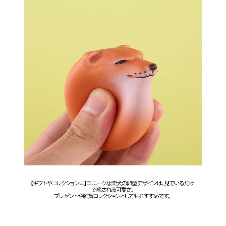 5個入り】スクイーズエッグ 犬 シバコ 卵 いぬ スクイーズおもちゃ