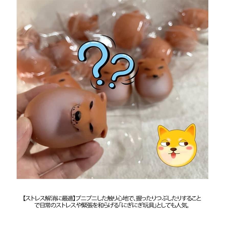 5個入り】スクイーズエッグ 犬 シバコ 卵 いぬ スクイーズおもちゃ