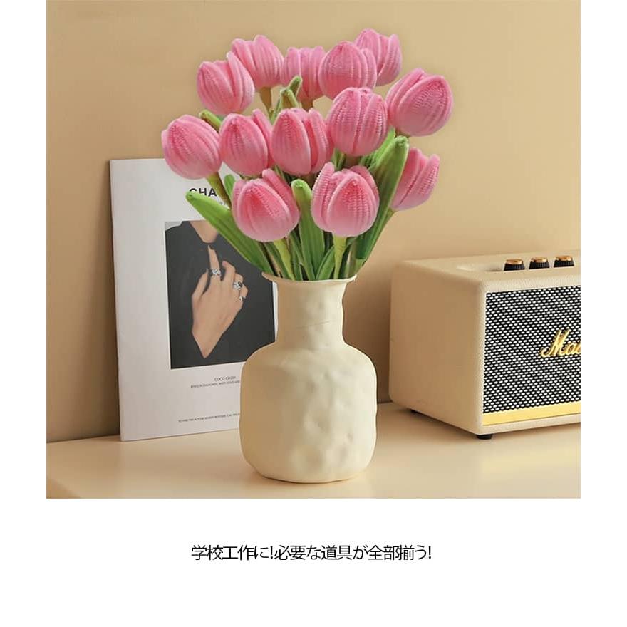 全7種類 手作りキット ローズ モールフラワー 手芸モール 花束 セット